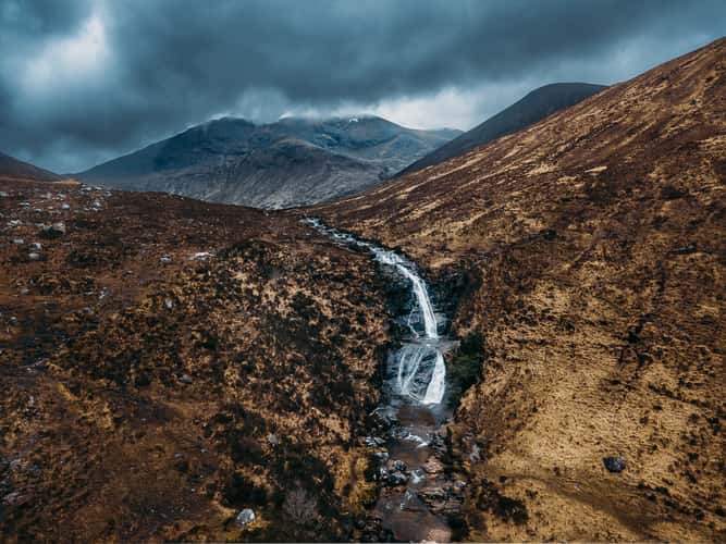 Eas a' Bhradain Waterfall