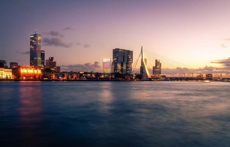 Erasmus Bridge (north view), Rotterdam