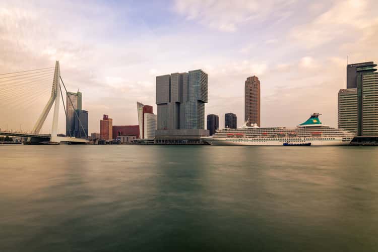 Erasmus Bridge (south view), Rotterdam