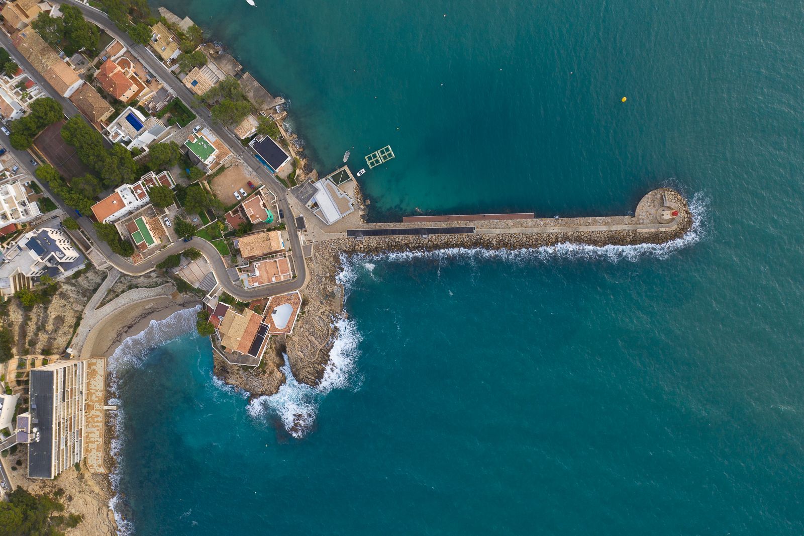 Far de Port d'Andratx (Drone), Spain