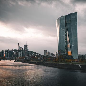 Frankfurt Osthafen - EZB and Skyline, Germany