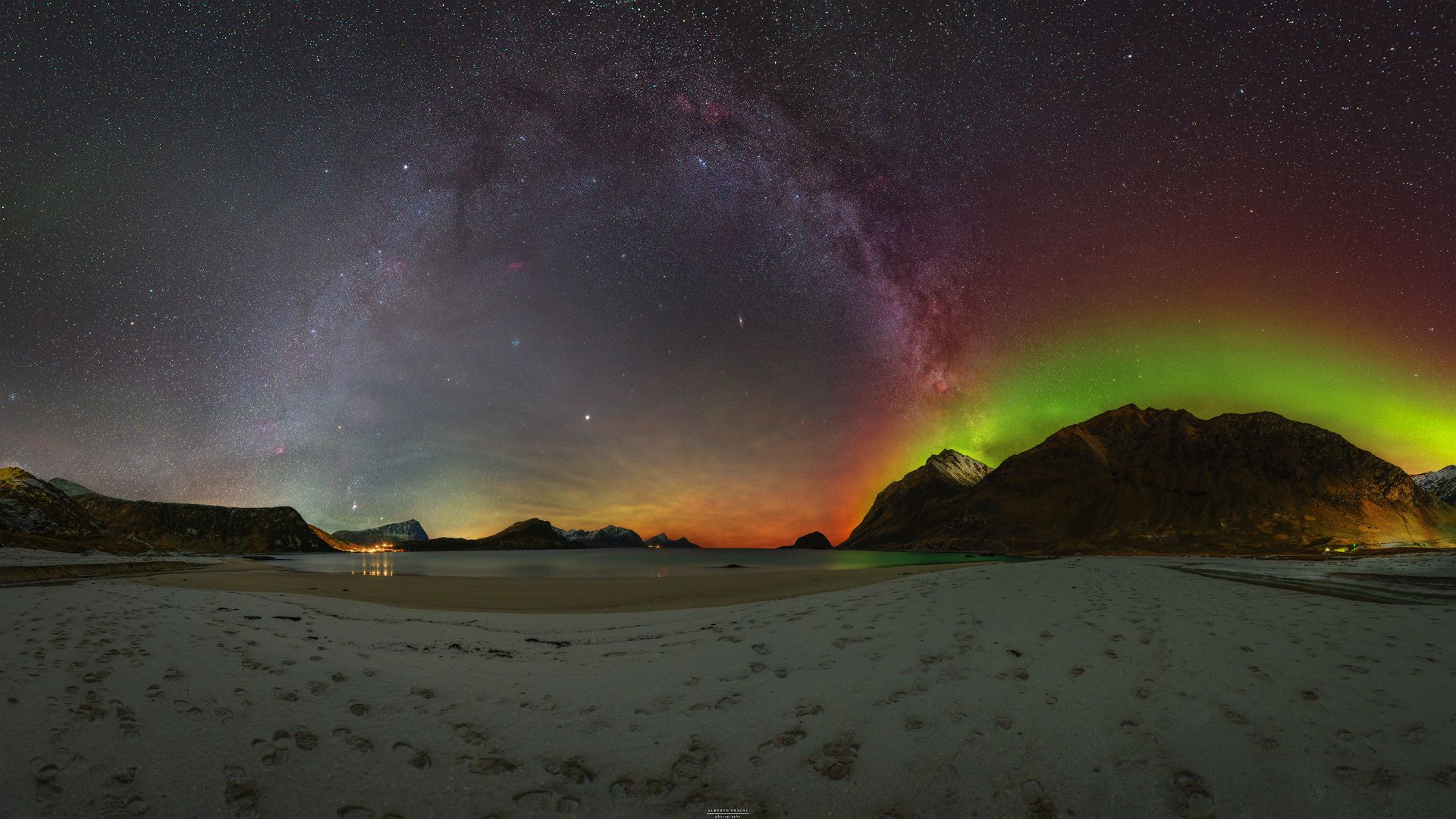 Haukland Beach, Lofoten, Norway