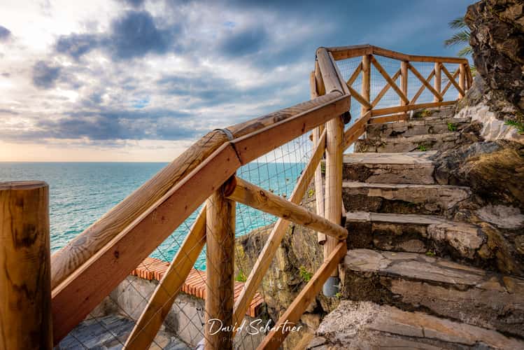Hiking trail in Riomaggiore