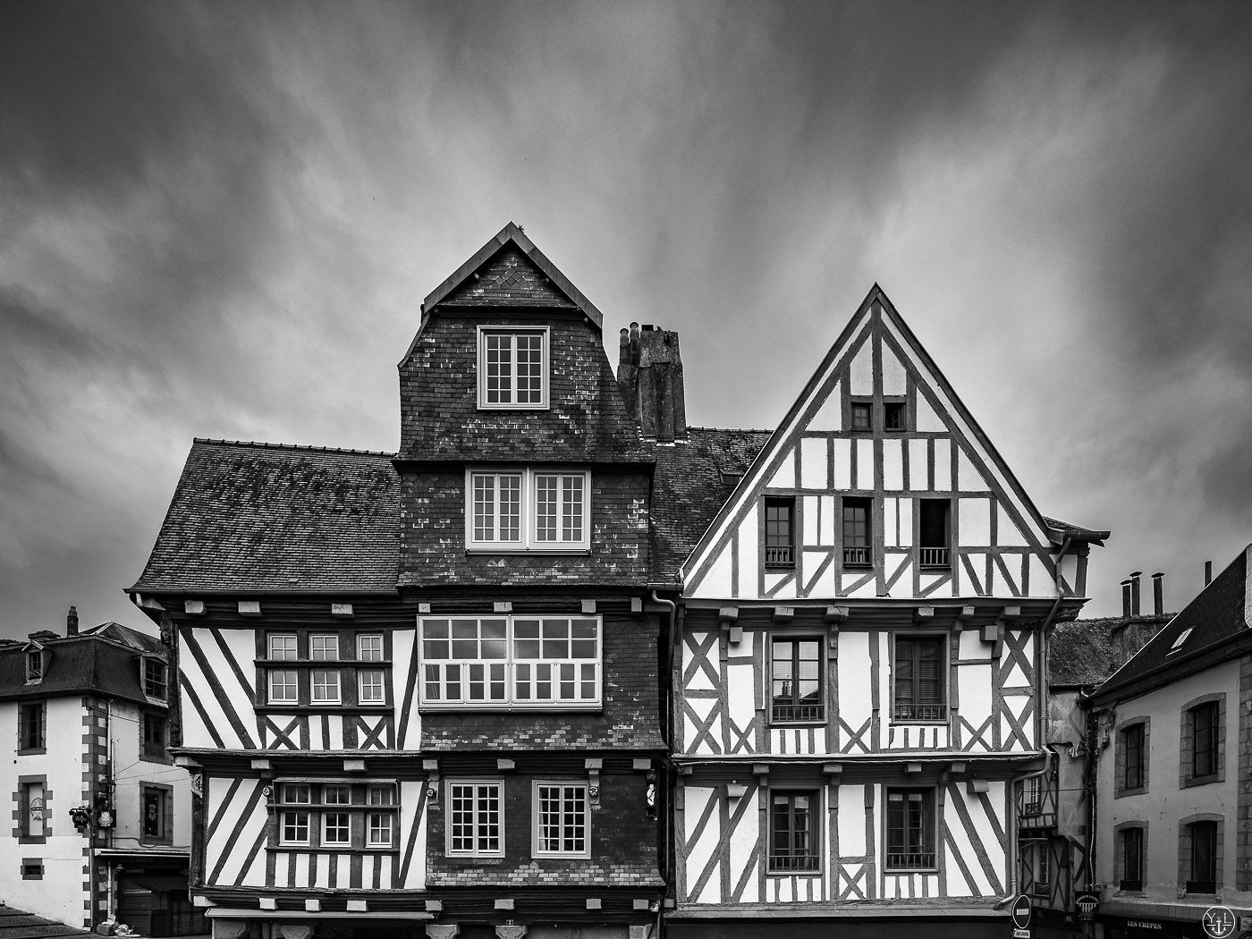 Historic center of Morlaix, France