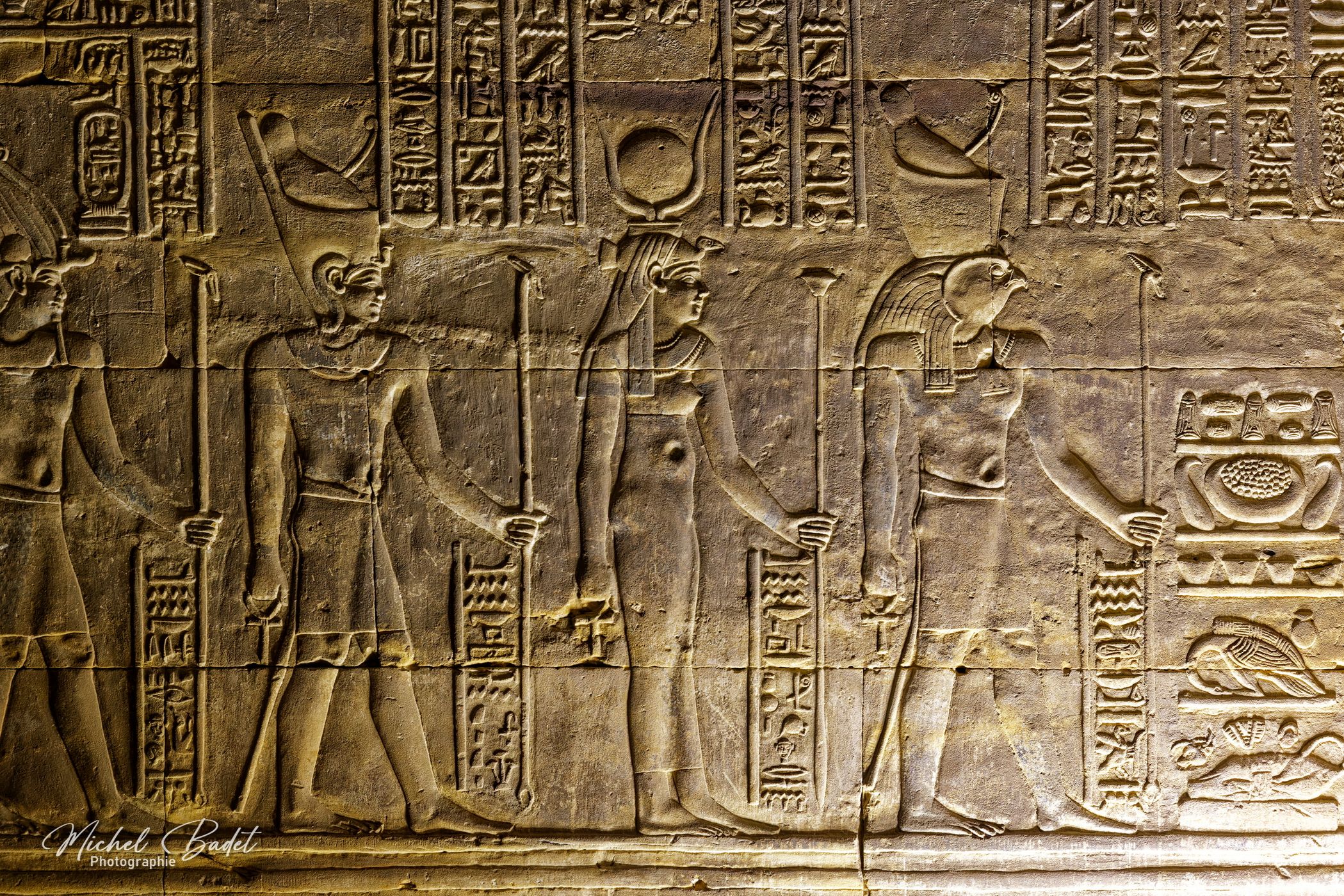 Horus temple at Edfu, Egypt
