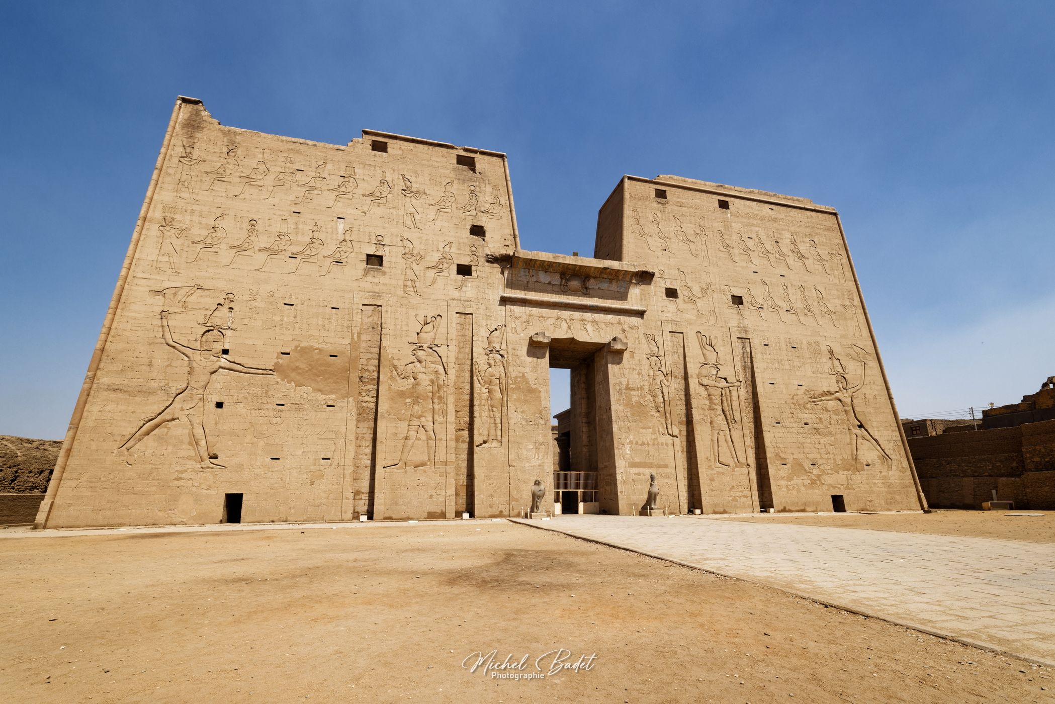 Horus temple at Edfu, Egypt