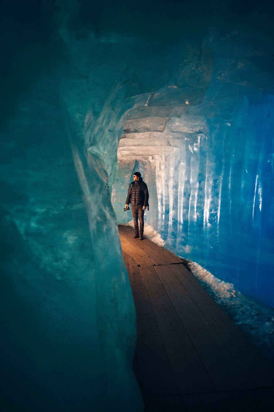 Ice Cave Rhone Glacier, Switzerland