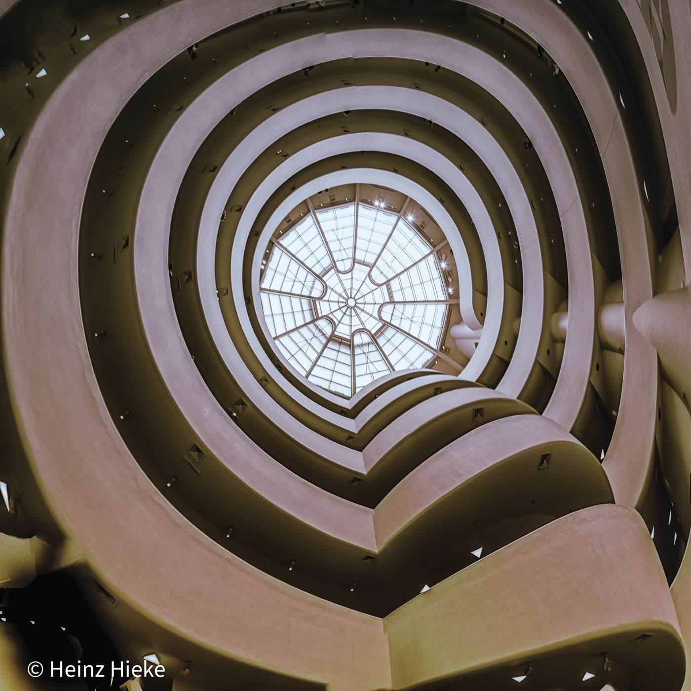 Inside Guggenheim Museum, New York City, USA