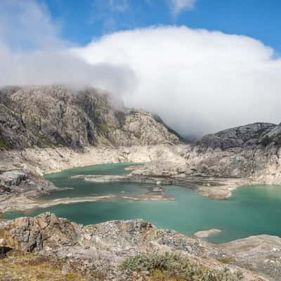 Lake Blådalsvatnet seen from the Dam, Norway