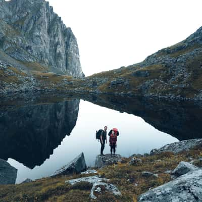 Lake Kvalvika, Norway