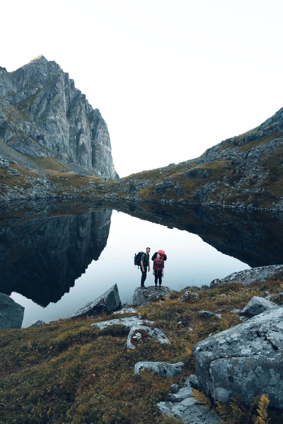 Lake Kvalvika, Norway