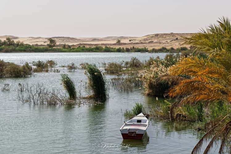 Lake Nasser at Abu Simbel