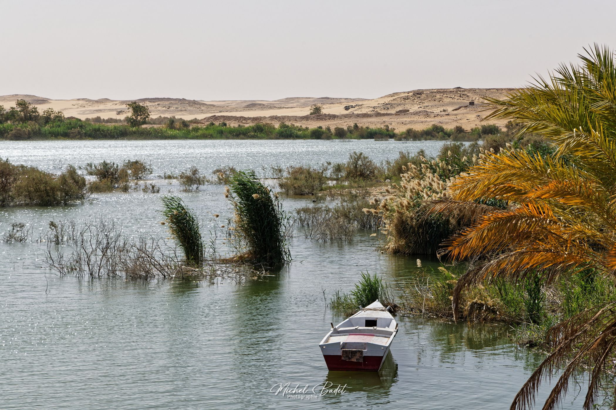 Lake Nasser at Abu Simbel, Egypt