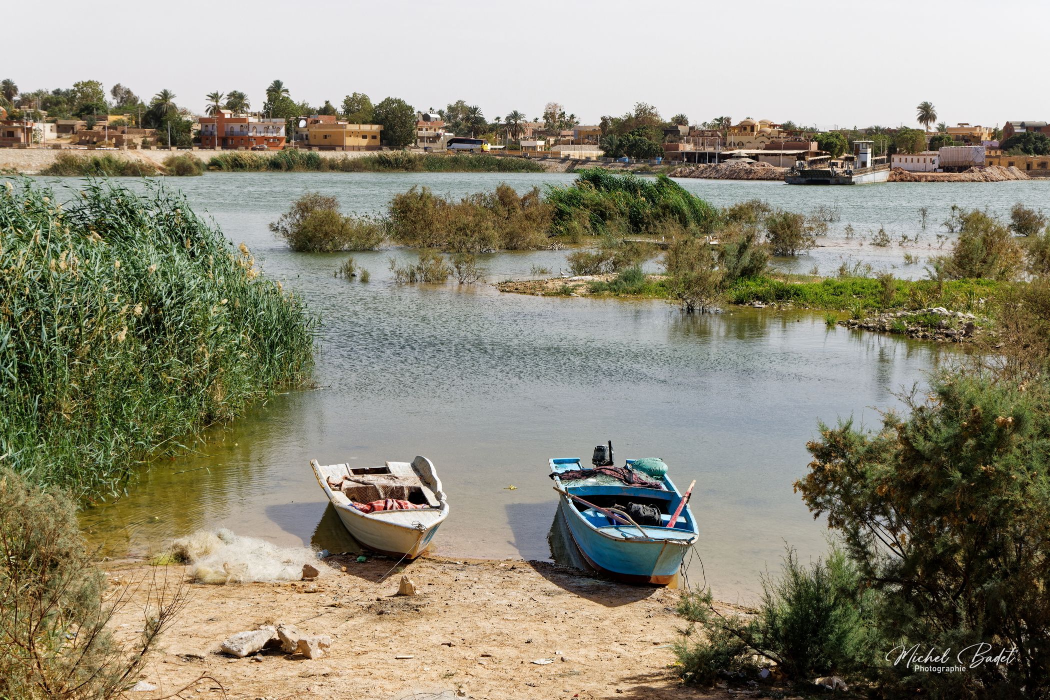 Lake Nasser at Abu Simbel, Egypt