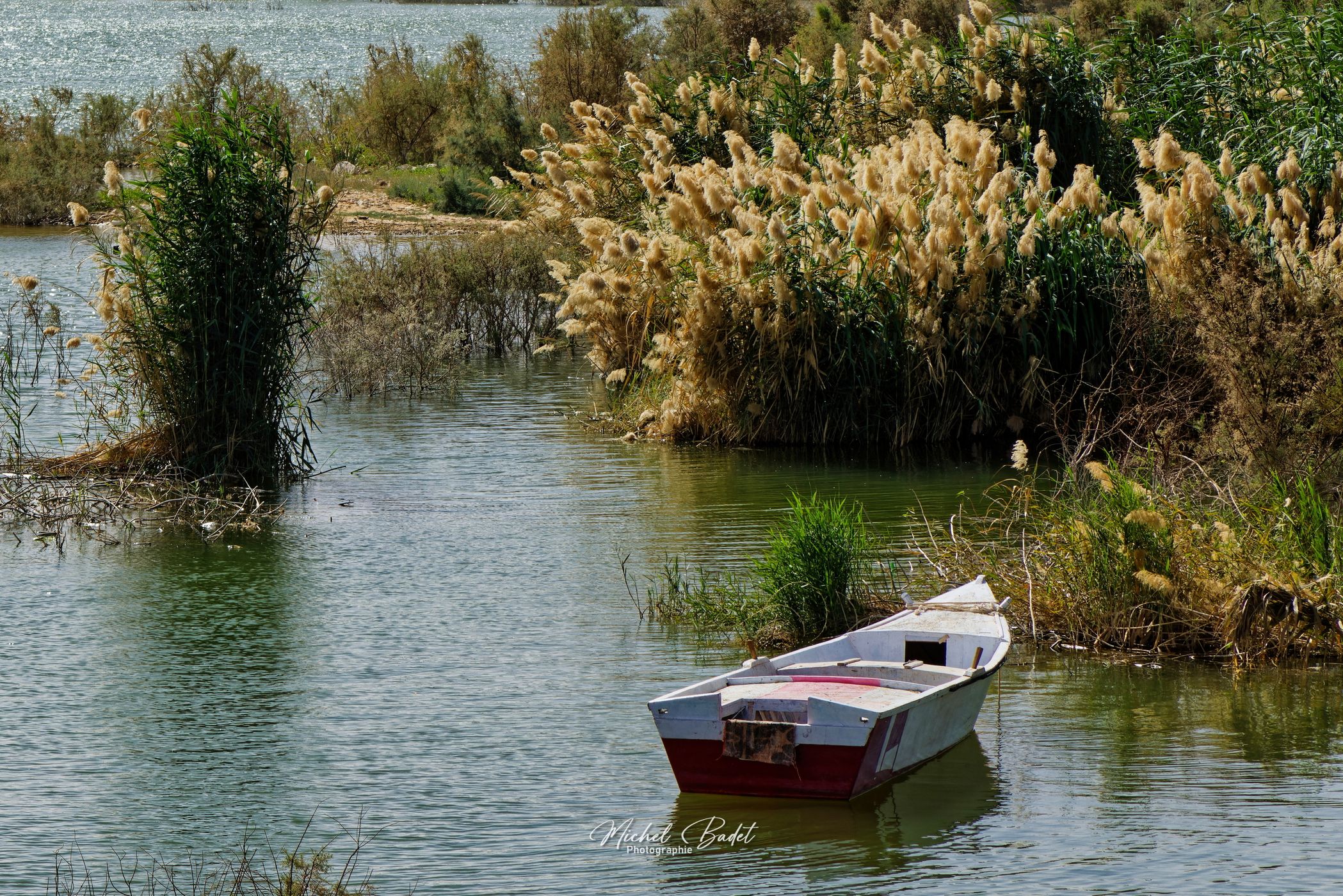 Lake Nasser at Abu Simbel, Egypt