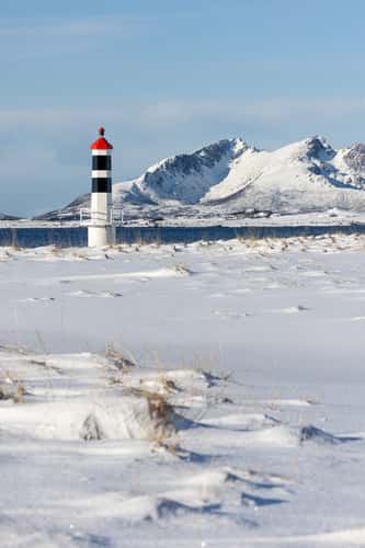 Lighthouse at Hvit strand