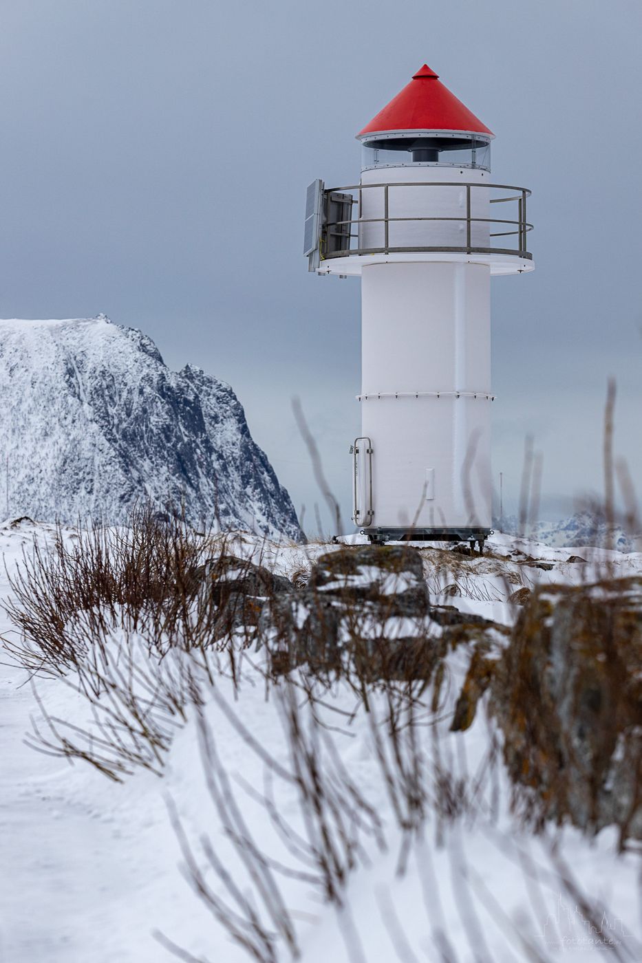 Lighthouse in Nordmela, Norway