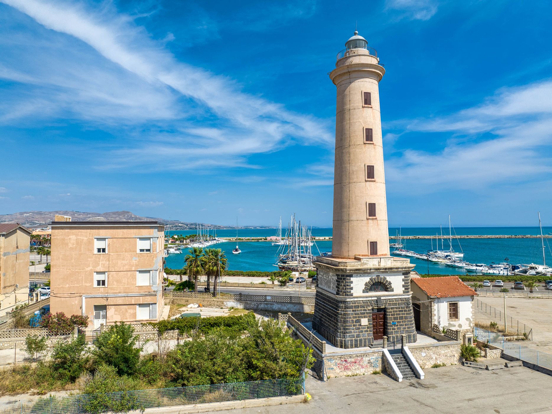 Lighthouse,  San Giacomo, Sicily, Italy