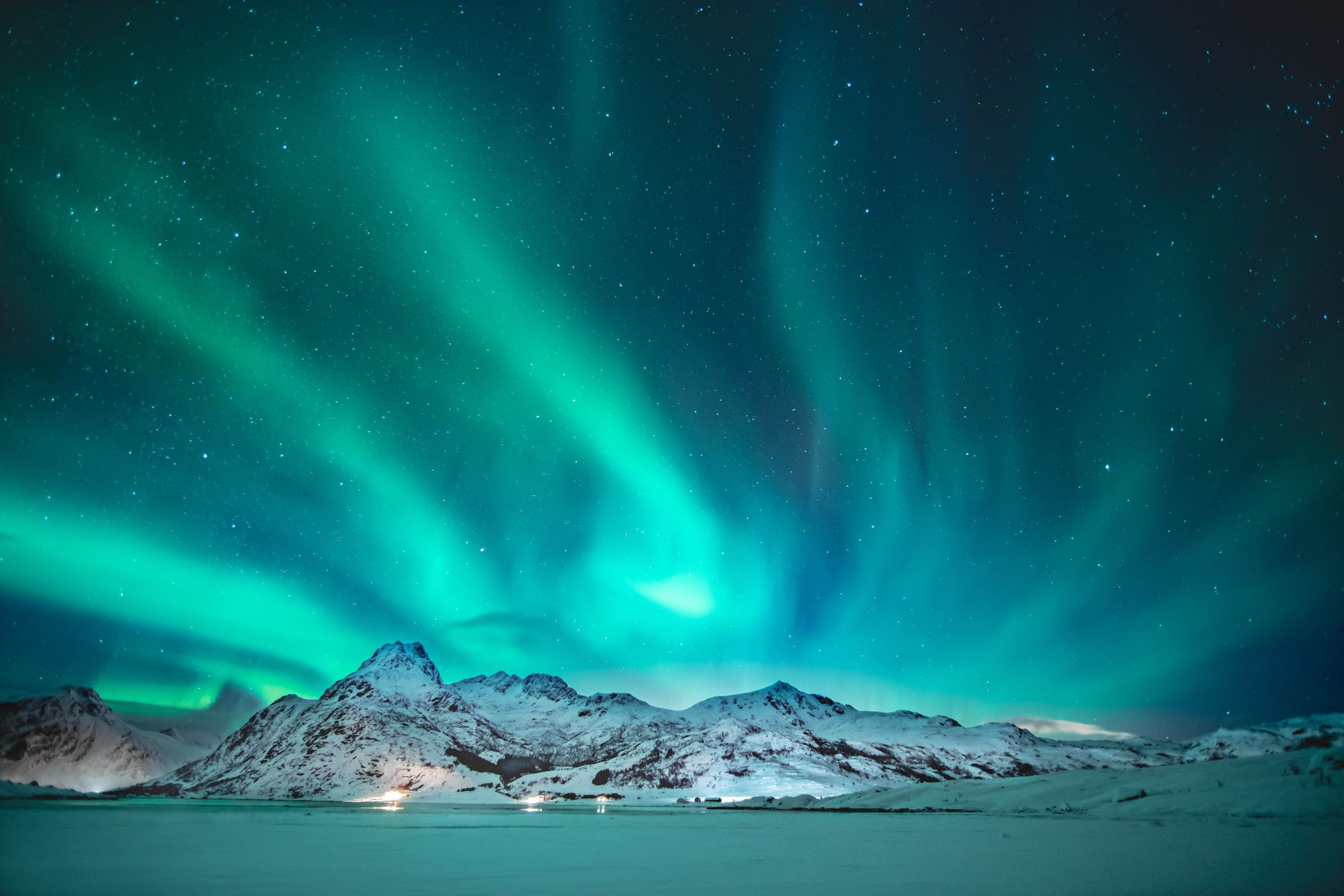 Flakstadpollen Mountain View, Norway