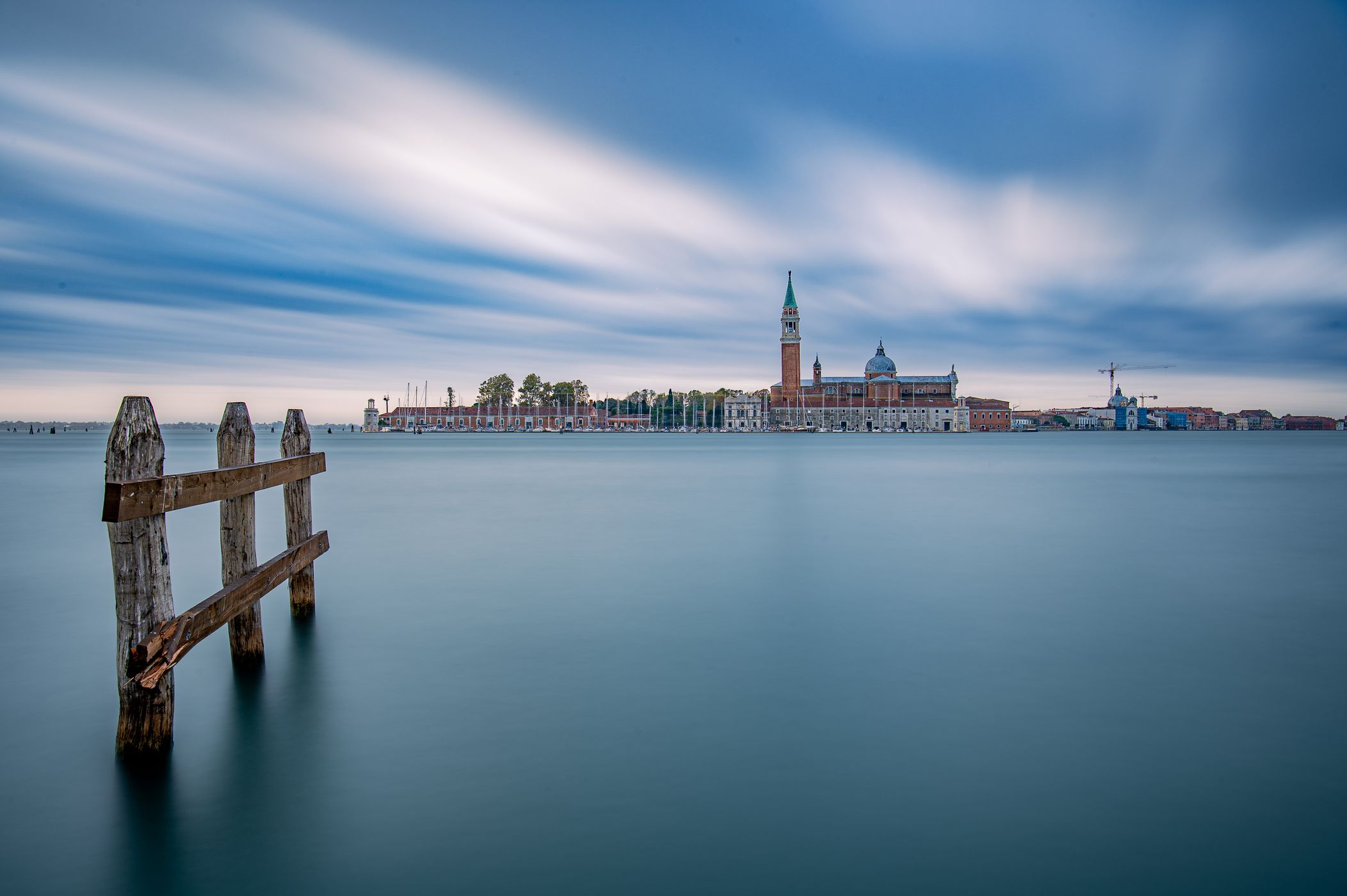 Milky morning in Venetian Lagoon, Italy