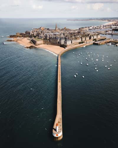 Môle des Noires, Saint Malo, Brittany