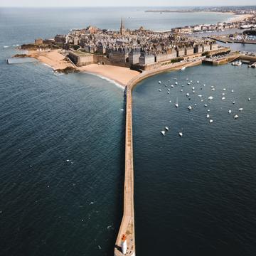 Môle des Noires, Saint Malo, Brittany, France