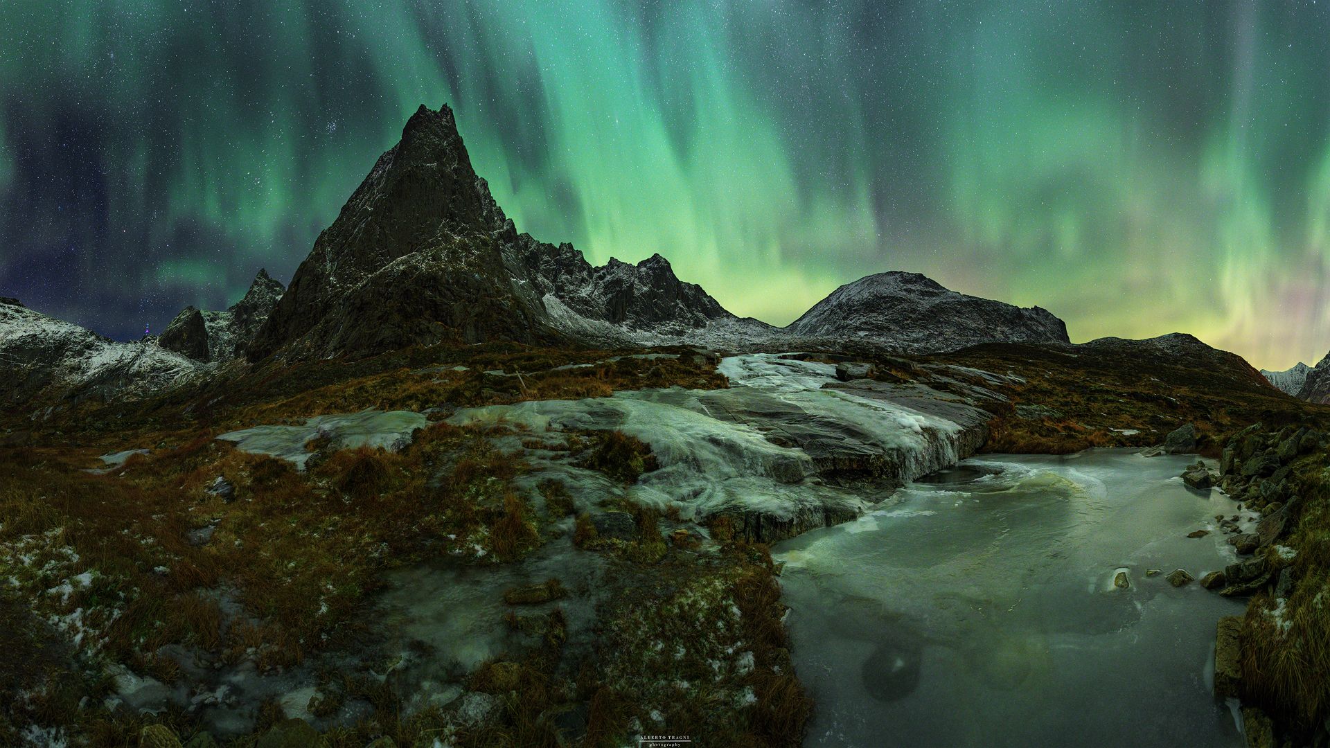 Molneva waterfall, Norway