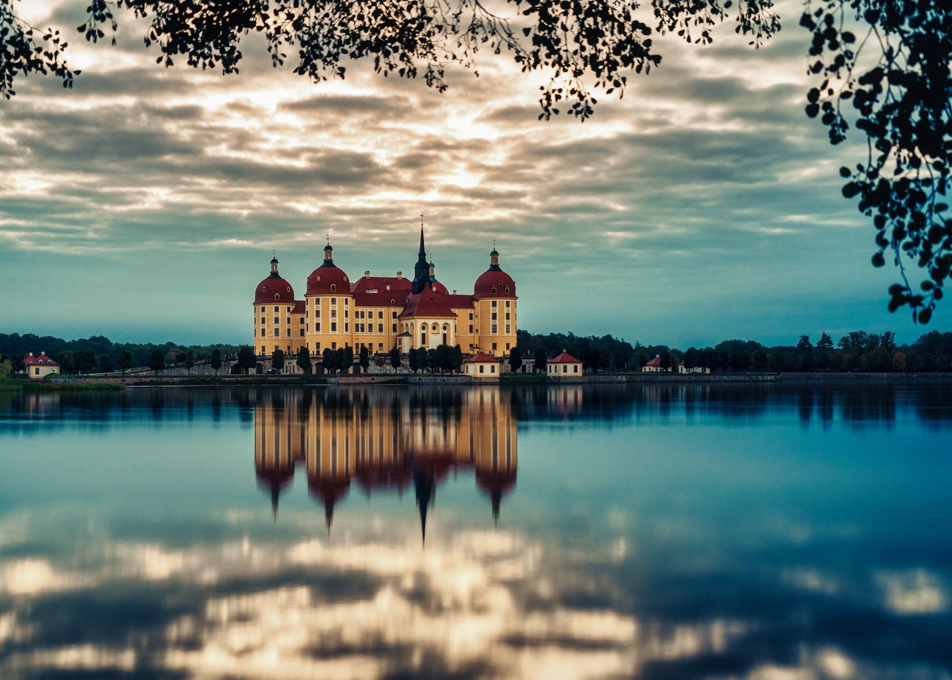 Rear View of Moritzburg Castle, Germany