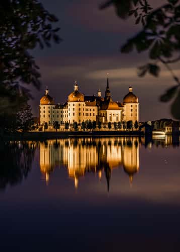 Rear View of Moritzburg Castle