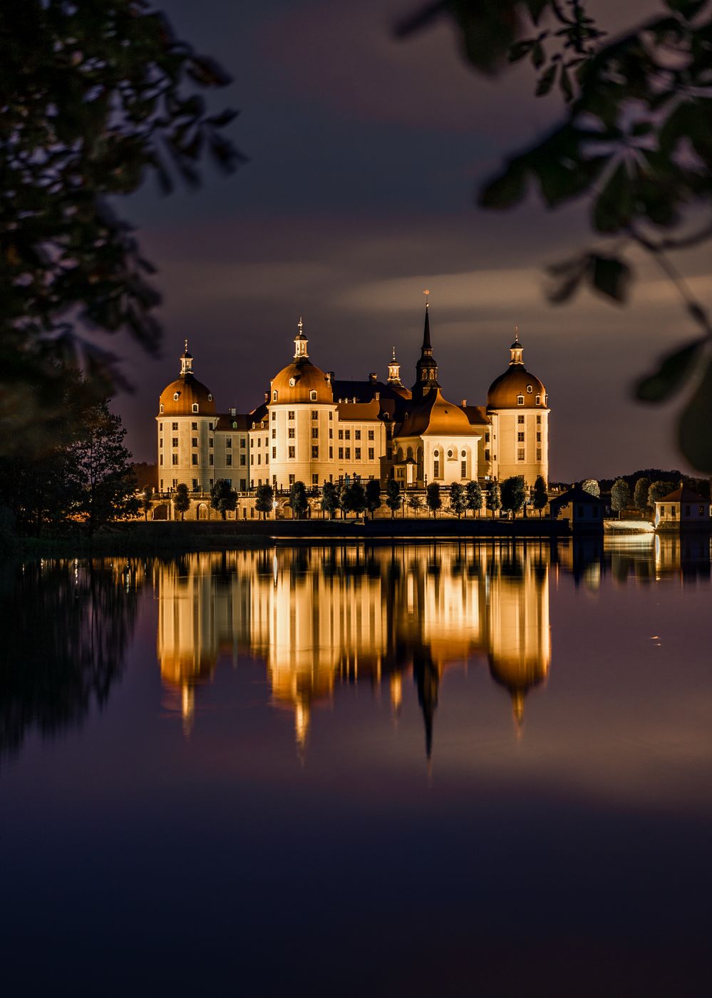 Rear View of Moritzburg Castle, Germany