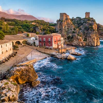 Old Tuna Fishing establishment, Scopello,  Sciliy, Italy