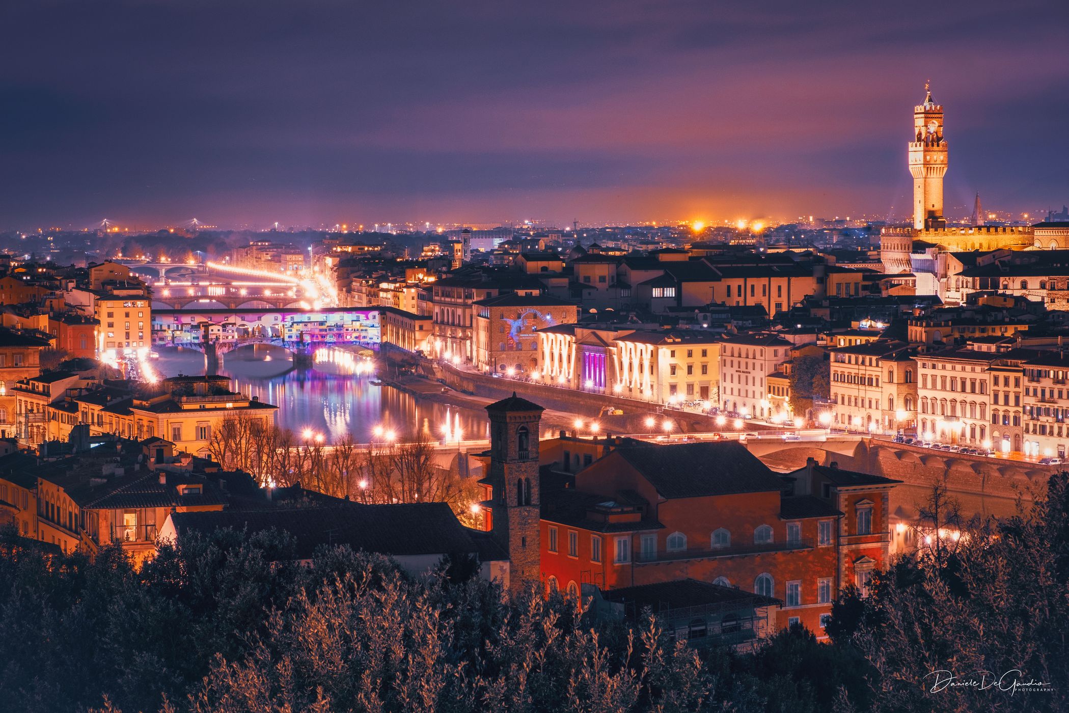 Panoramic View of Florence from Piazzale Michelangelo, Italy