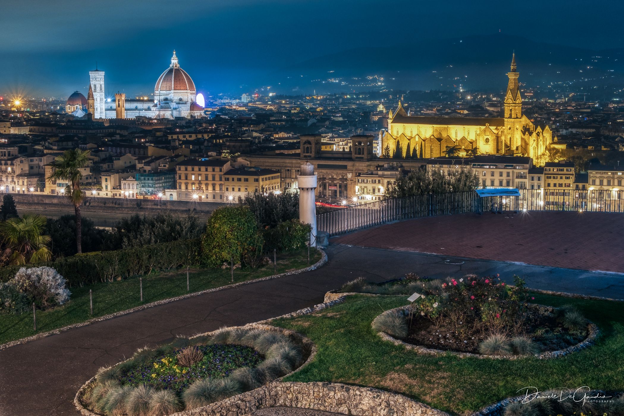 Panoramic View of Florence from Piazzale Michelangelo, Italy
