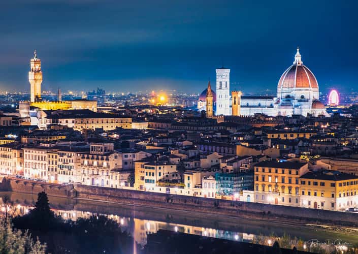 Panoramic View of Florence from Piazzale Michelangelo