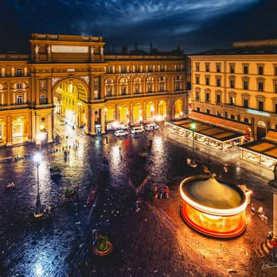 Piazza della Repubblica, Firenze, Italy