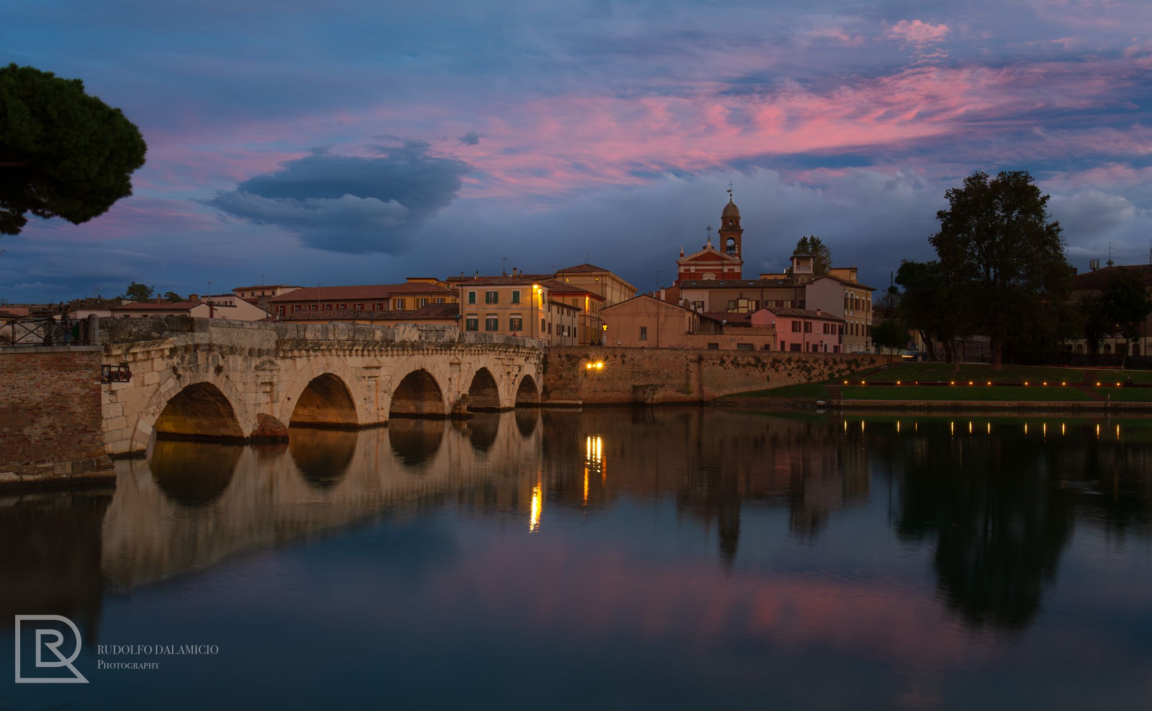 Ponte di Tiberio, Rimini, Italy