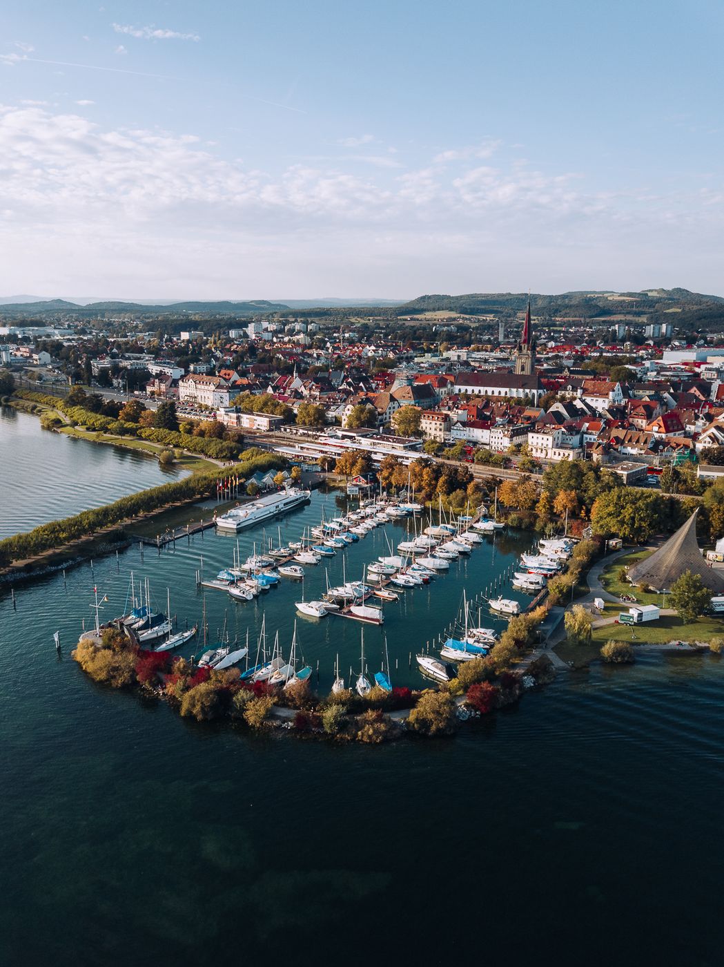 Radolfzell Marina ( Drone), Germany