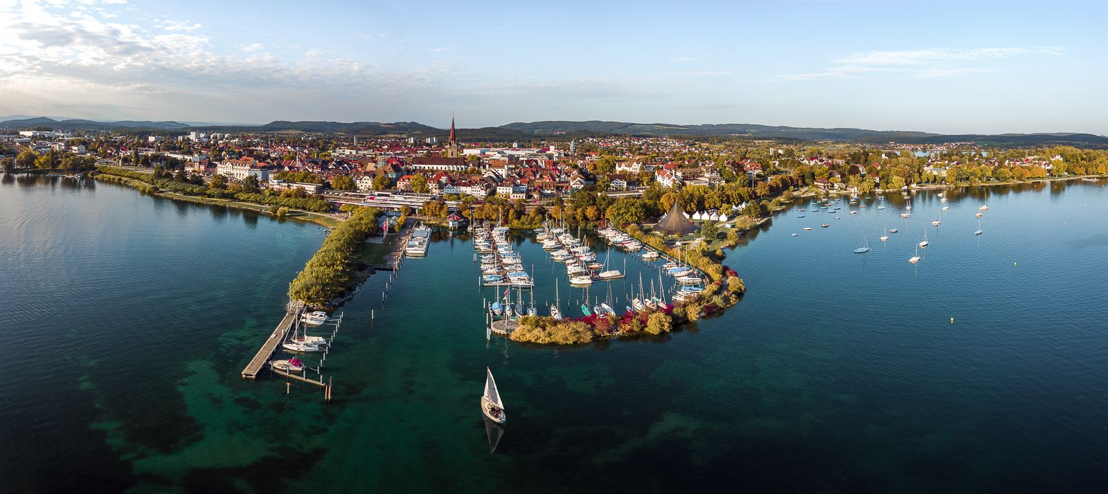 Radolfzell Marina ( Drone), Germany