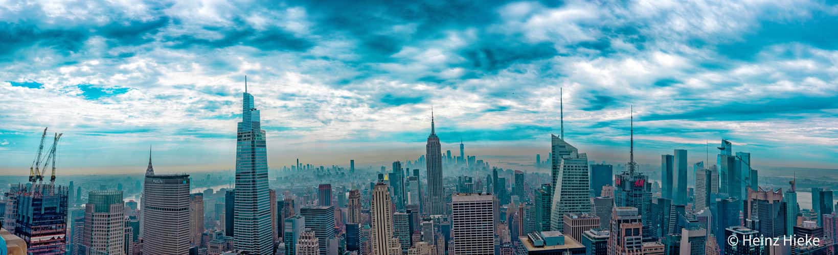 View from “Top of the Rock“, New York City
