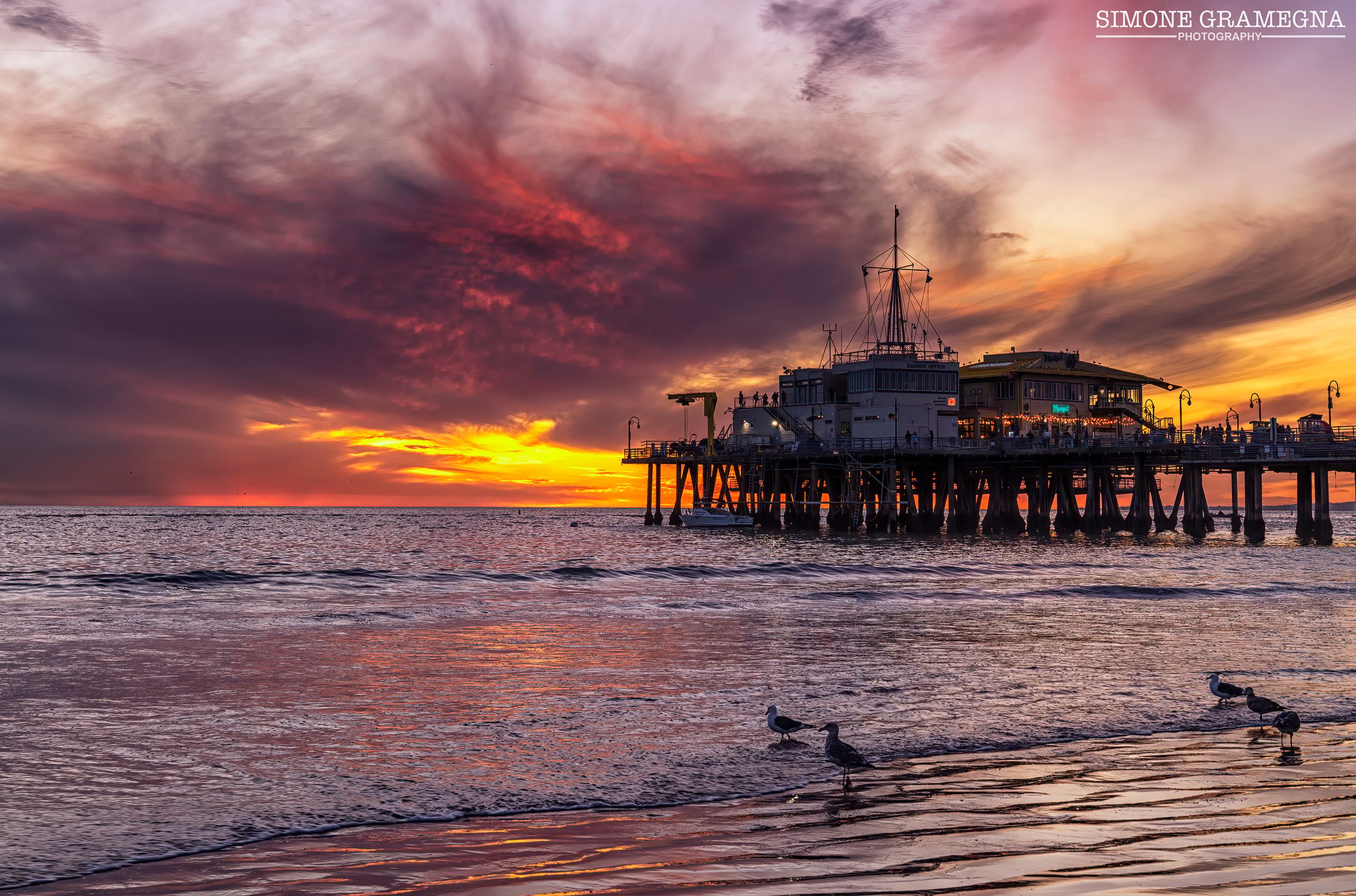 Santa Monica Pier, Los Angles, California, USA