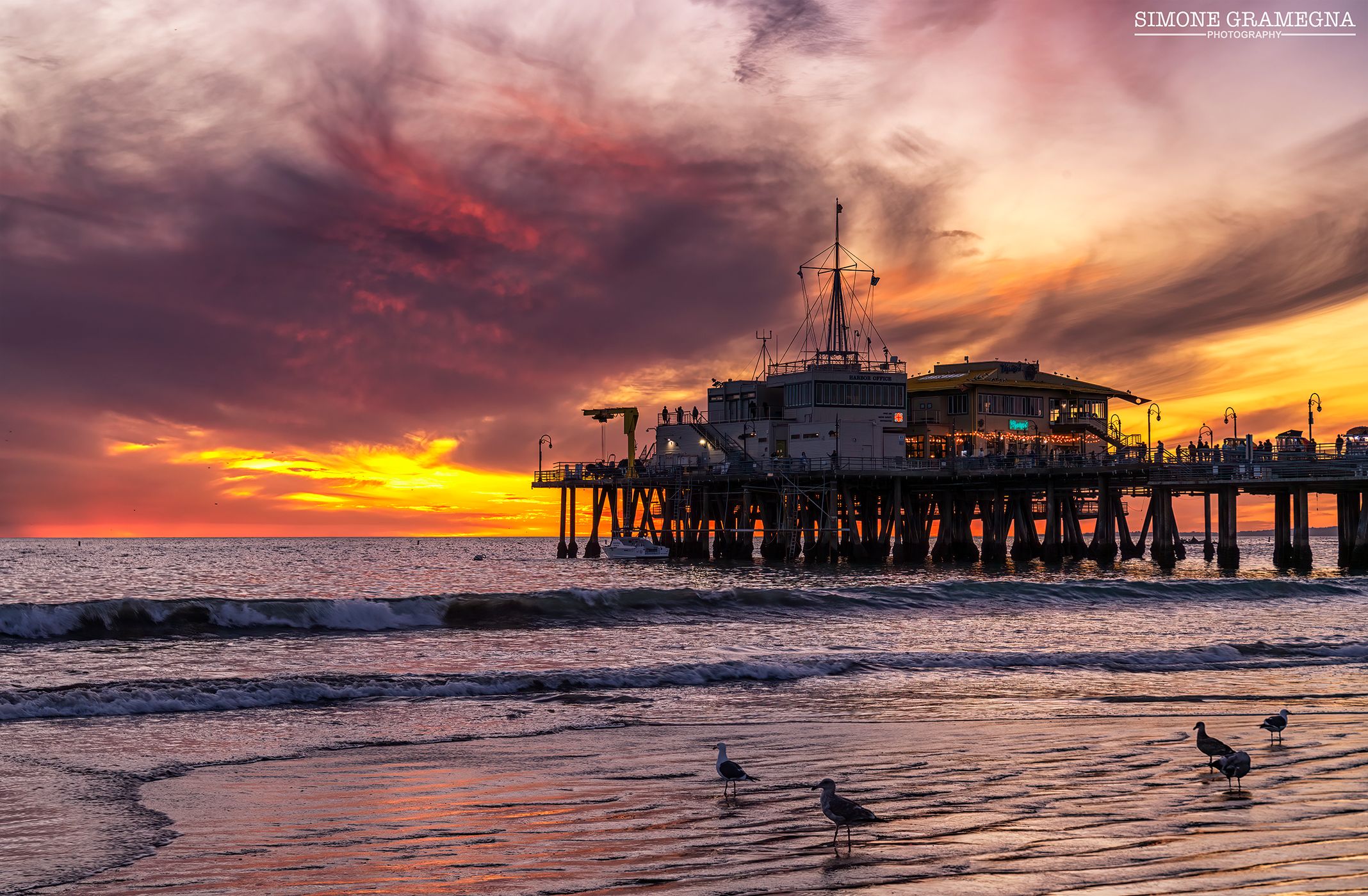 Santa Monica Pier, Los Angles, California, USA