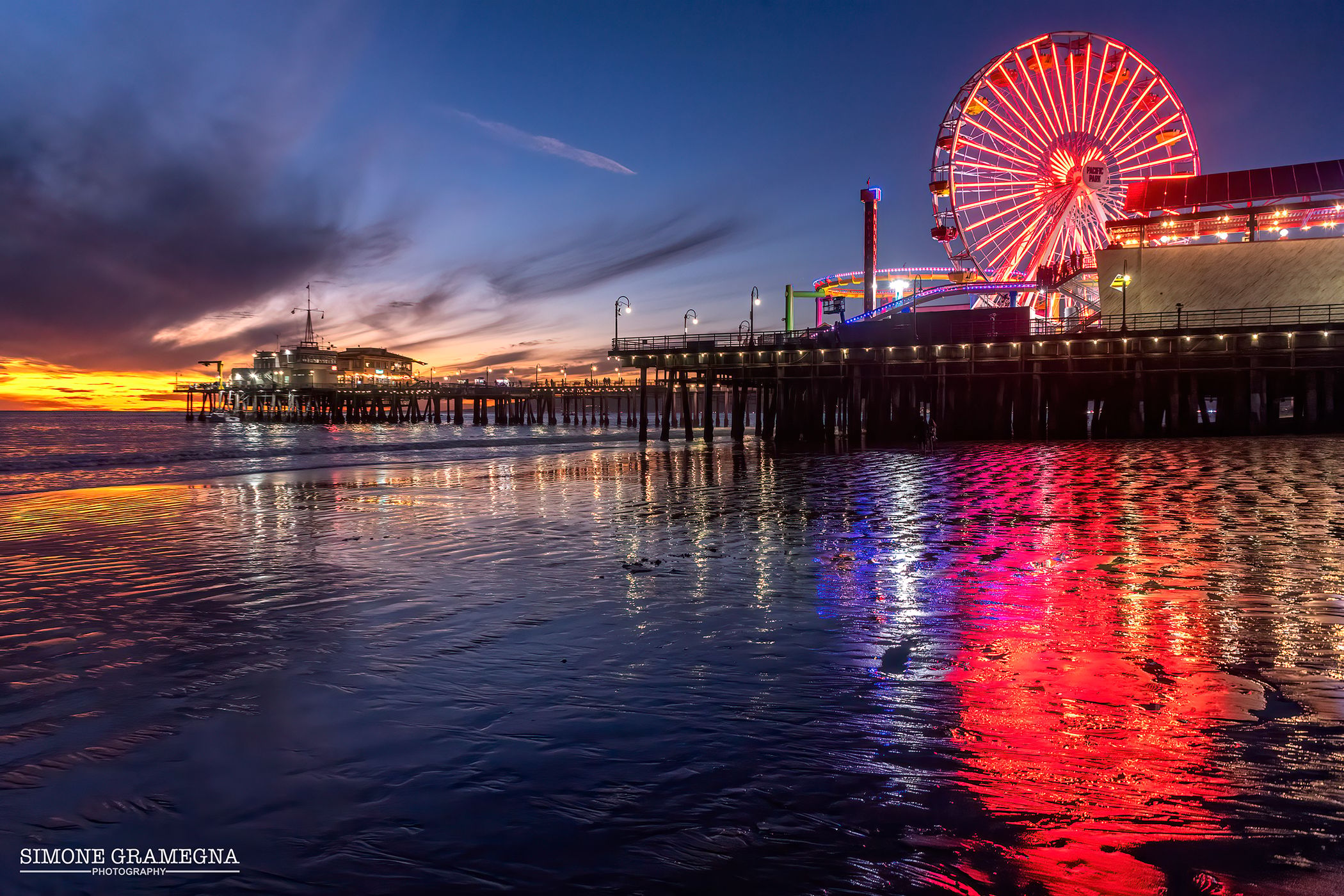 Santa Monica Pier, Los Angles, California, USA