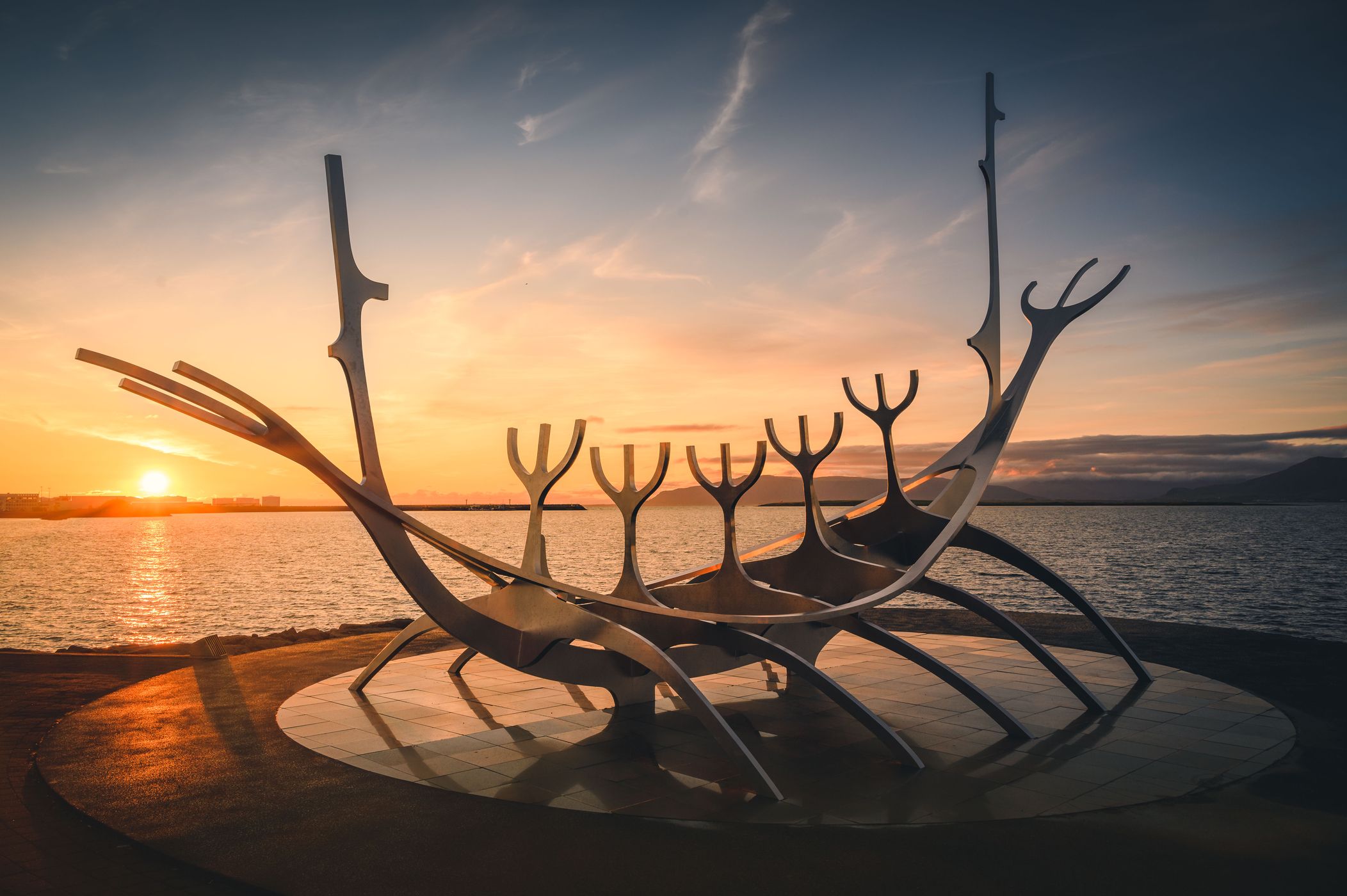 Viking monument, Reykjavik, Iceland