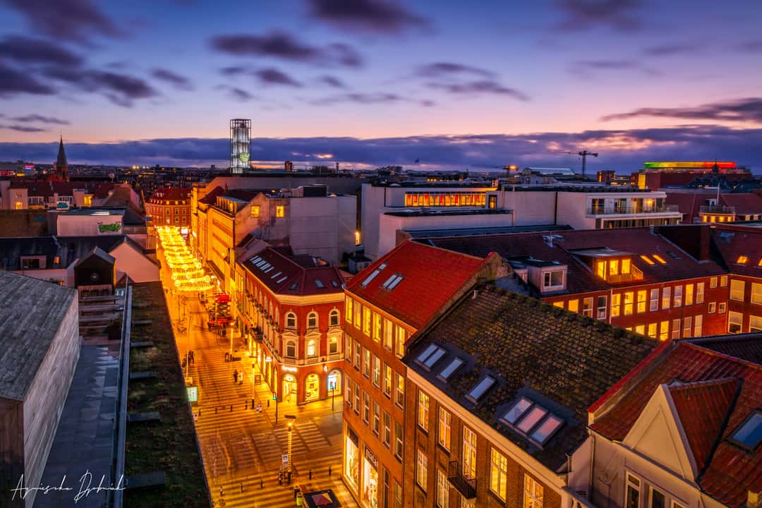 Strøget in Aarhus, Denmark, Denmark