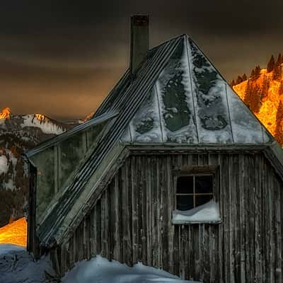 sunrise at Rotwandhaus, Germany