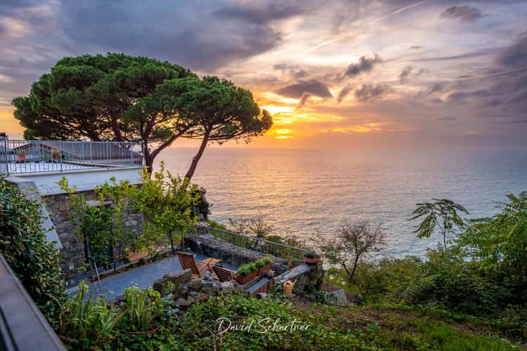 Sunset view in Riomaggiore