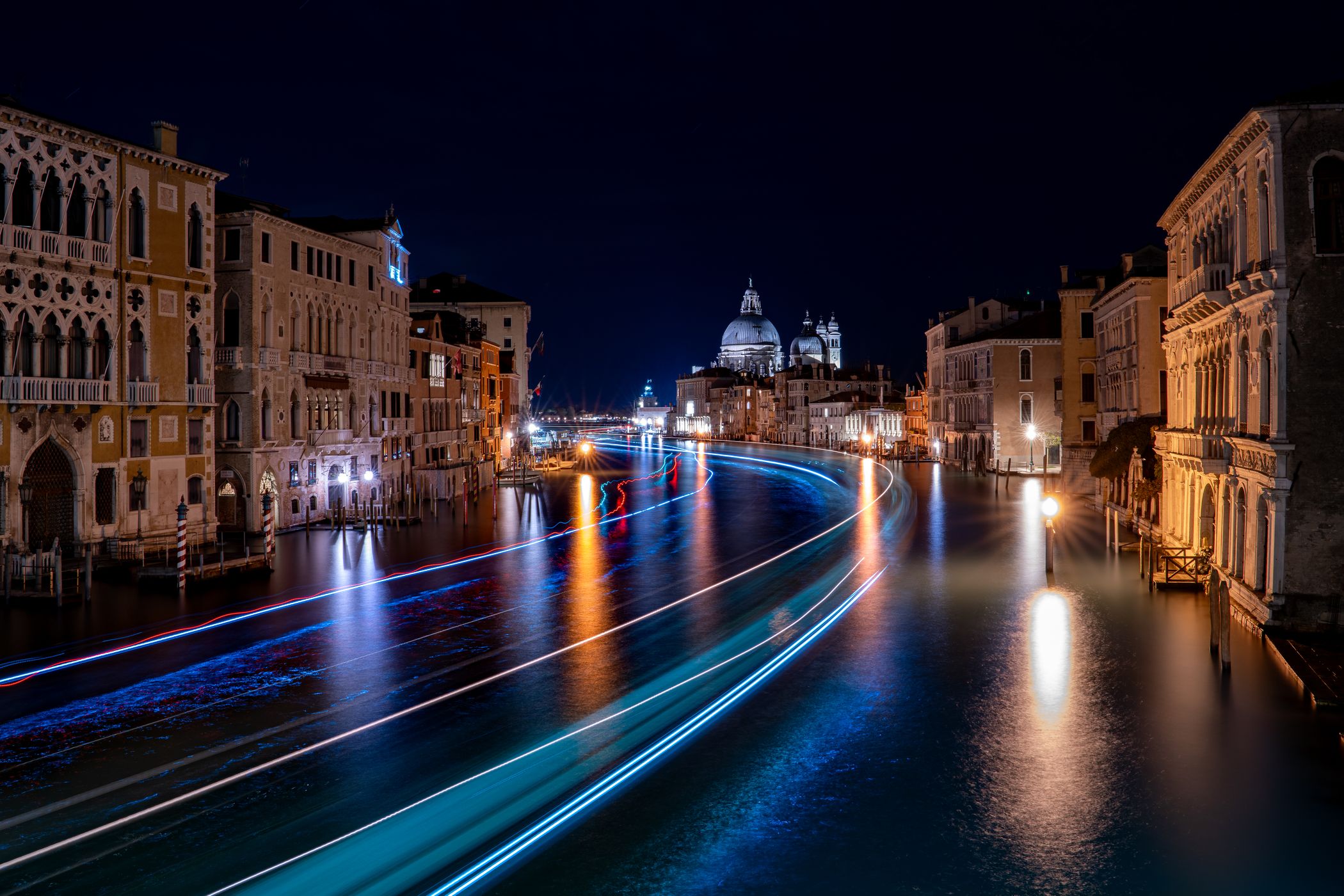 View from Ponte dell'Accademia, Venice, Italy