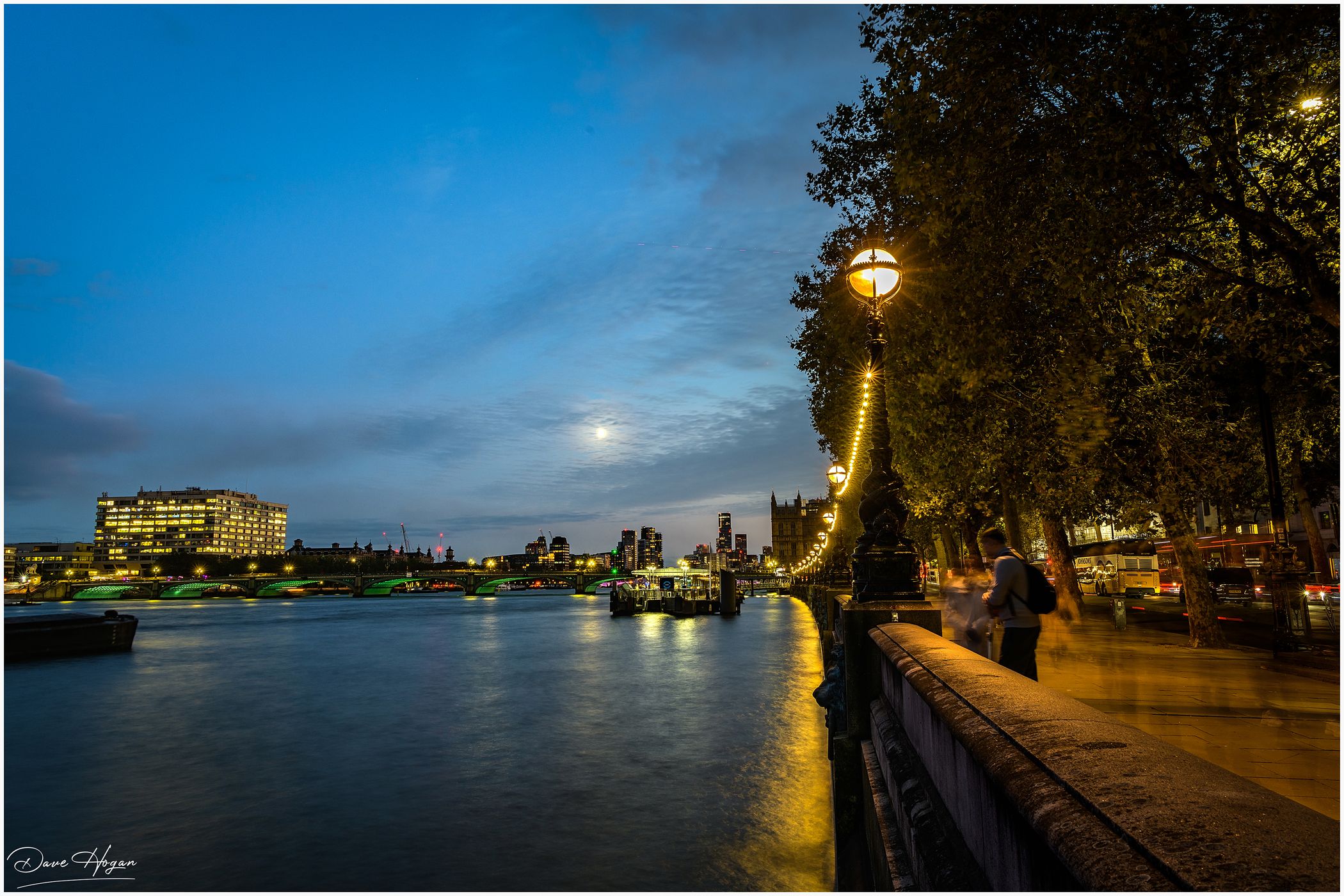London Eye from Victoria Embankment, London, United Kingdom