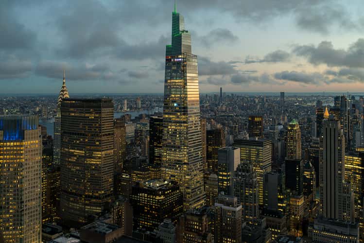 View from “Top of the Rock“, New York City
