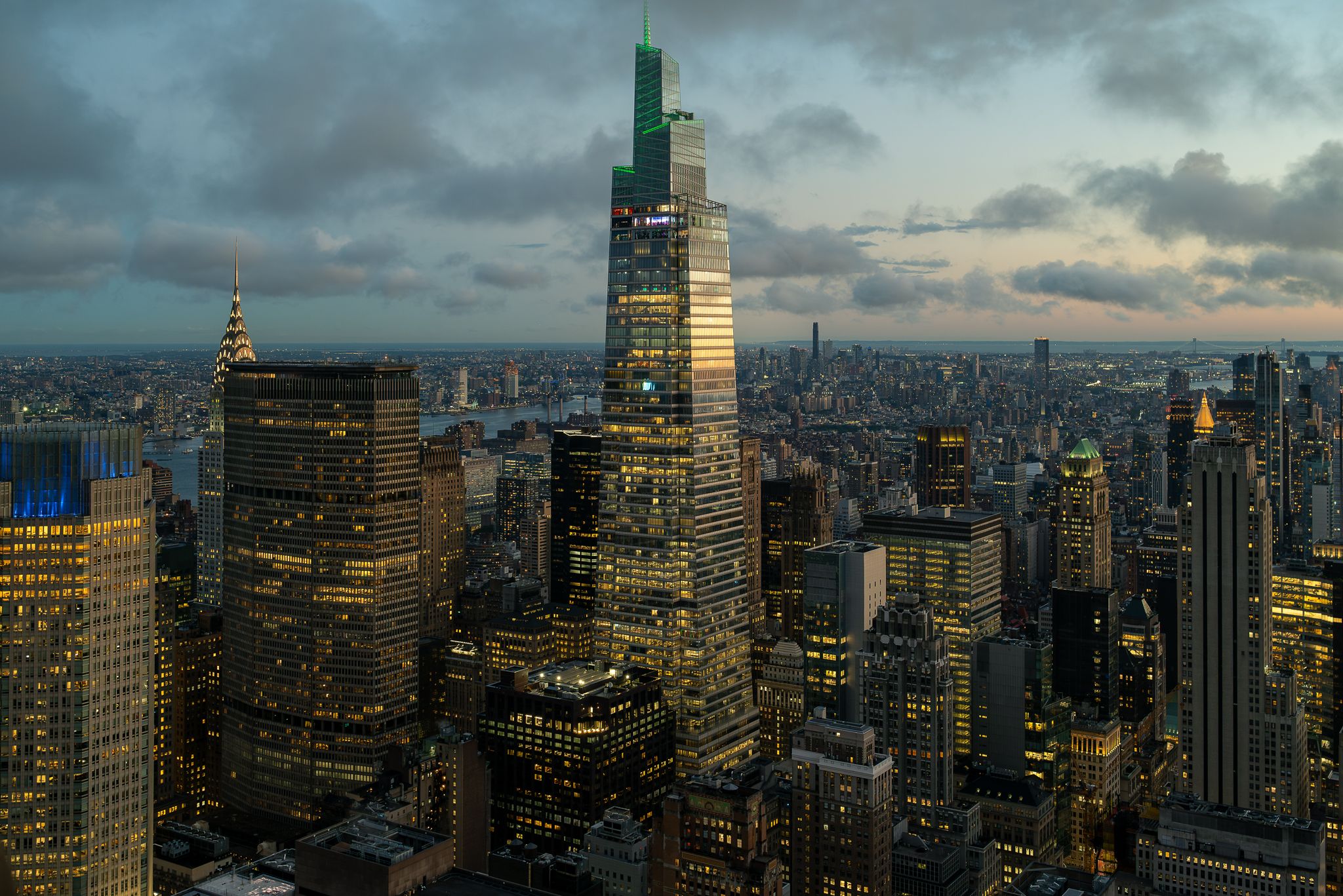 View from “Top of the Rock“, New York City, USA